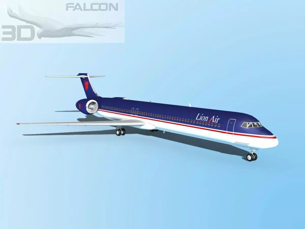 Falcon3D MD-80 Lion 3D model