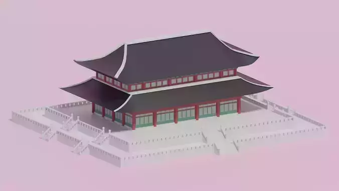 KOREA Gyeongbokgung Palace Geunjeongjeon Hall