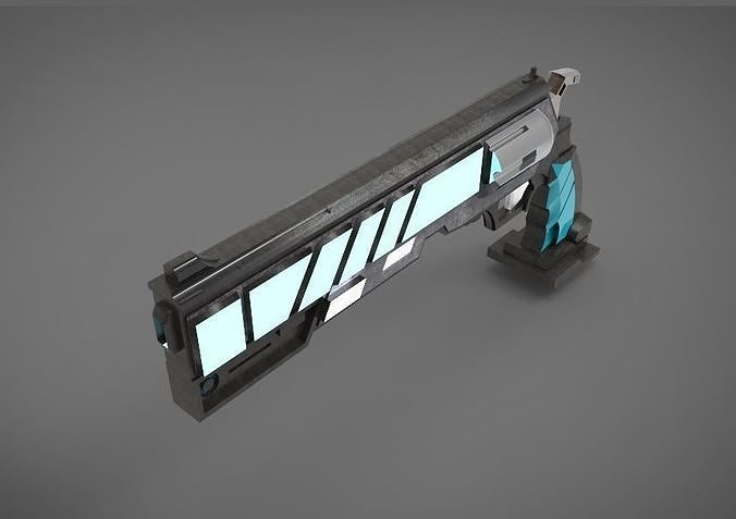 scifi weapon type II 3D print model