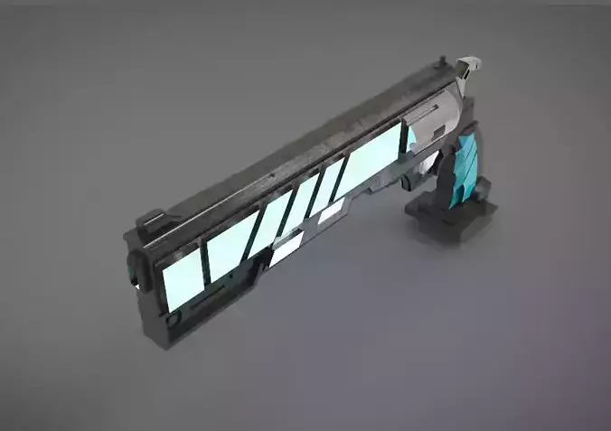 scifi weapon type II 3D print model