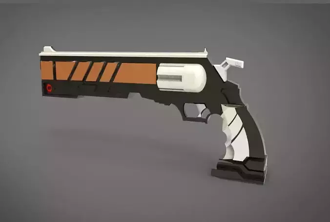 scifi weapon type III 3D print model
