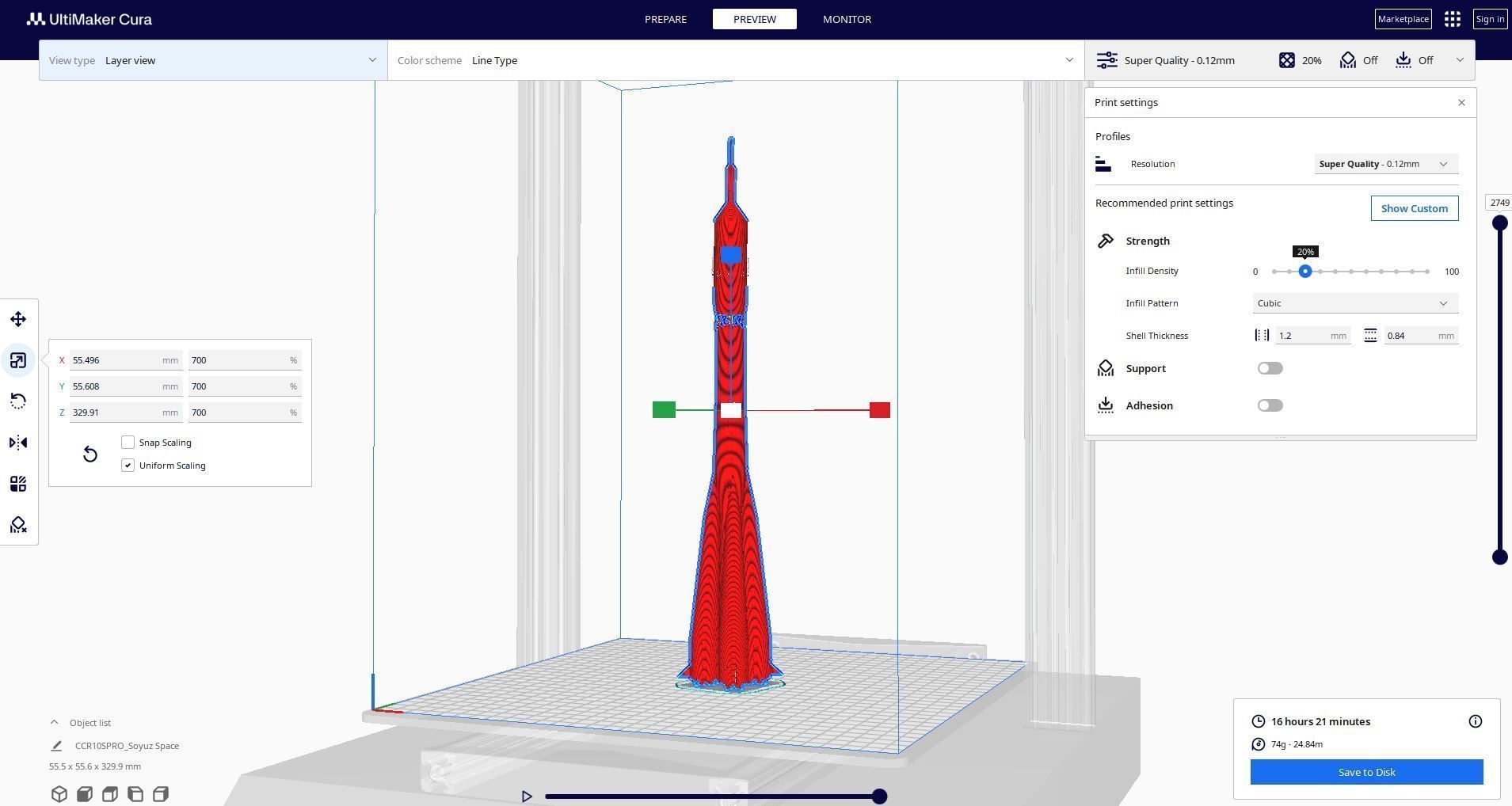 soyuz space ready printed 3D print model_5