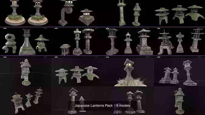 Japanese Lanterns Pack 
