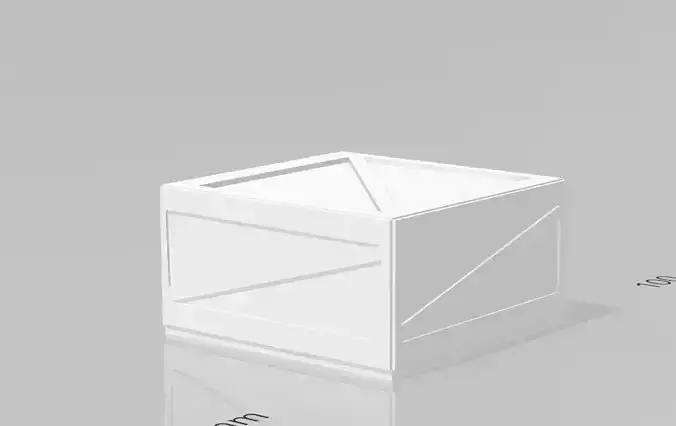 Wooden box packaging C