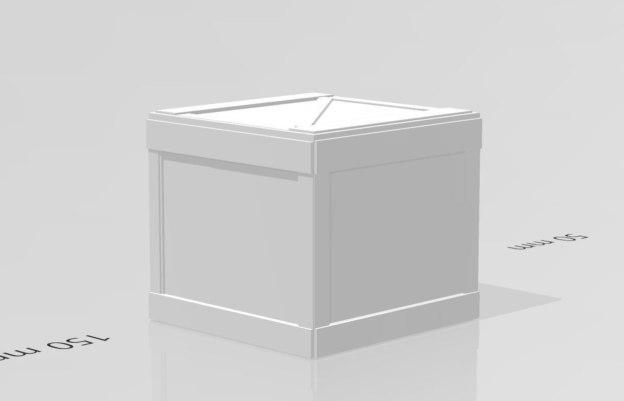 wooden box packaging D 3D print model_2