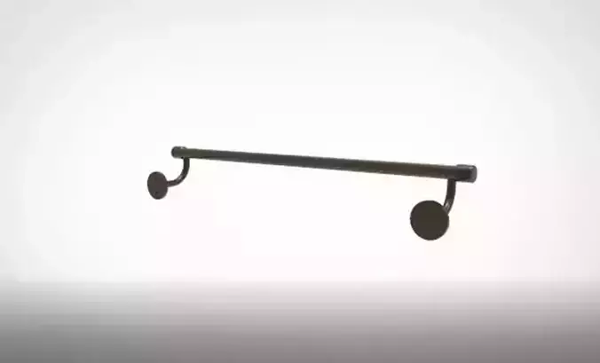 towel holder 3d printed model 3D print model