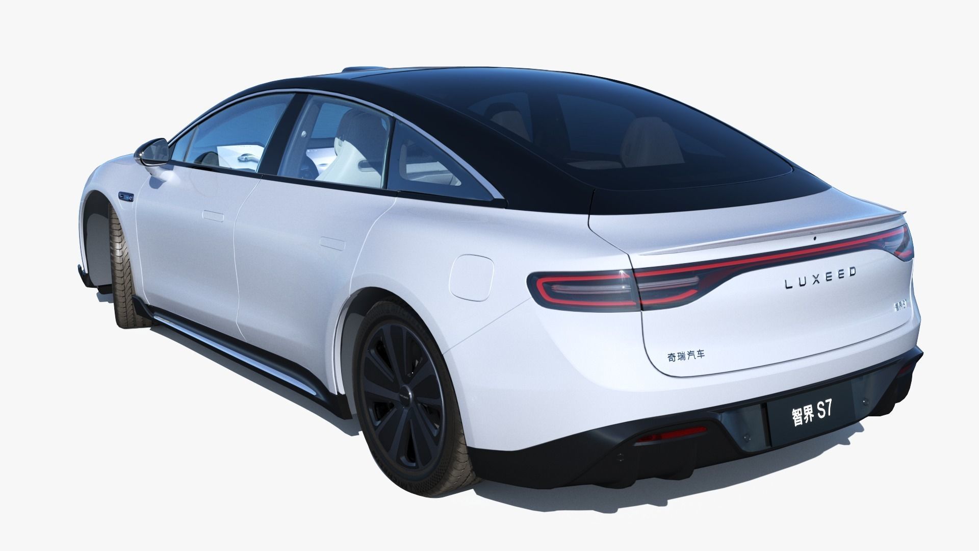 2024 Huawei HIMA Luxeed S7 RS with interior Low-poly 3D model_15