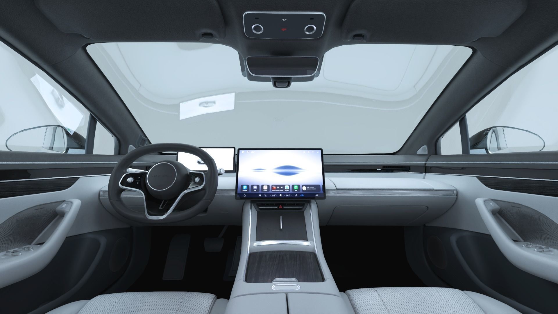 2024 Huawei HIMA Luxeed S7 RS with interior Low-poly 3D model_10