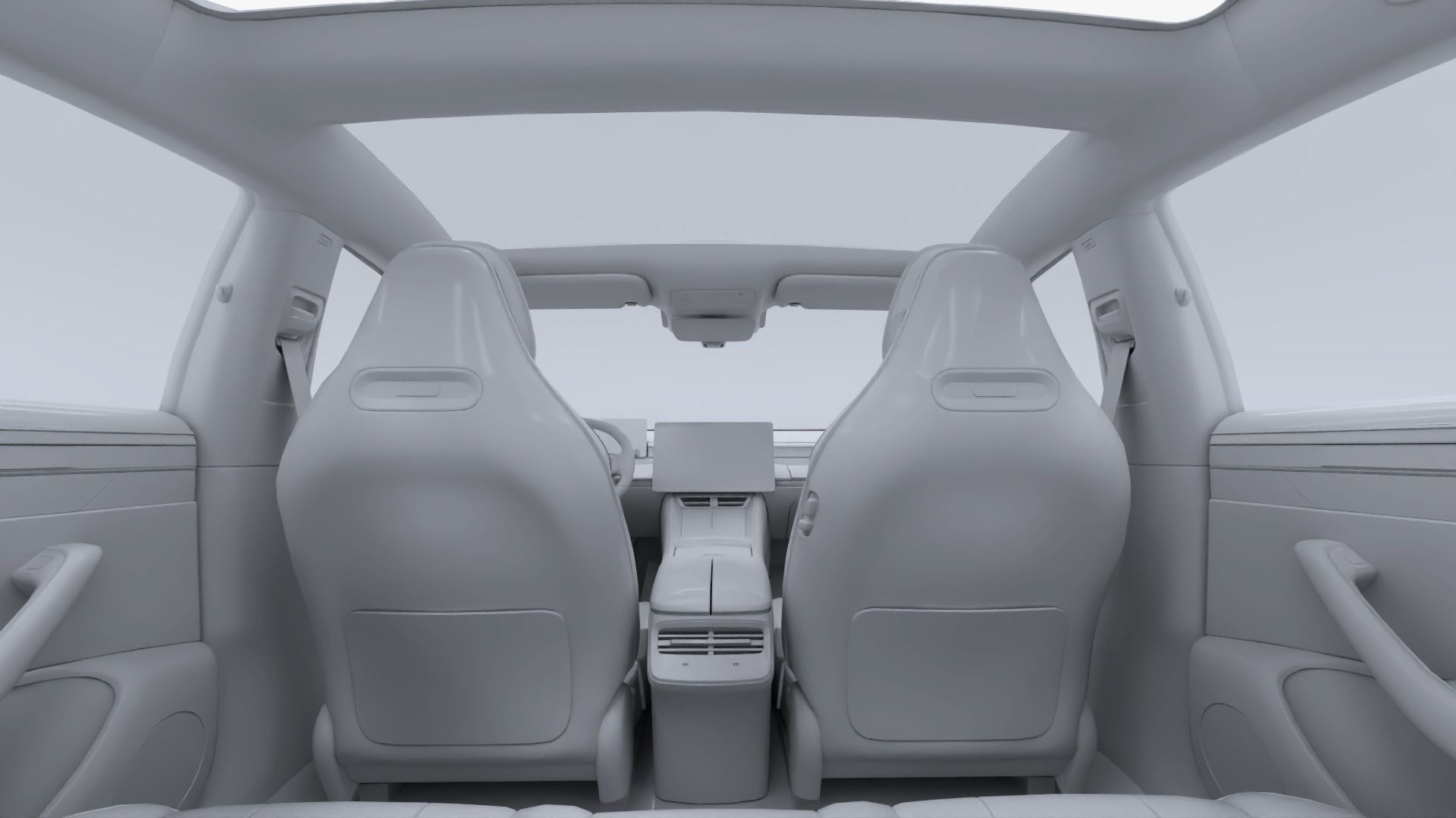 2024 Huawei HIMA Luxeed S7 RS with interior Low-poly 3D model_20