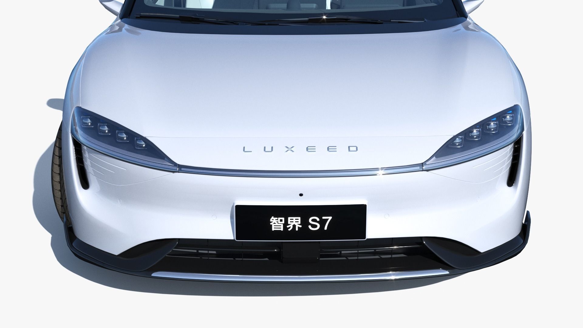 2024 Huawei HIMA Luxeed S7 RS with interior Low-poly 3D model_5