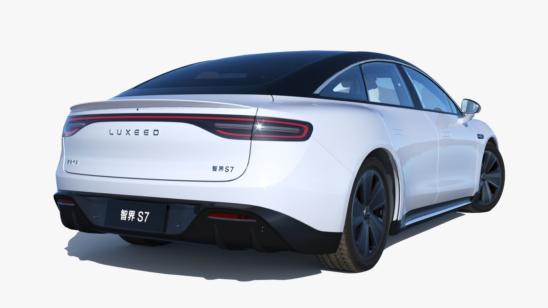 2024 Huawei HIMA Luxeed S7 RS with interior Low-poly 3D model_17