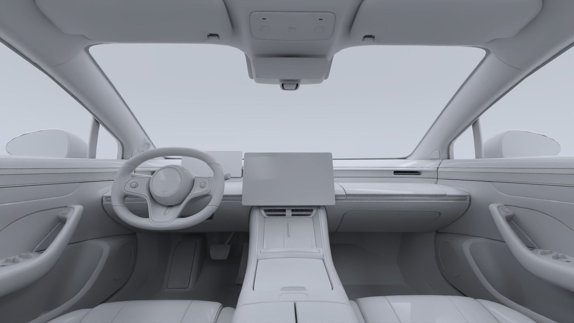 2024 Huawei HIMA Luxeed S7 RS with interior Low-poly 3D model_19