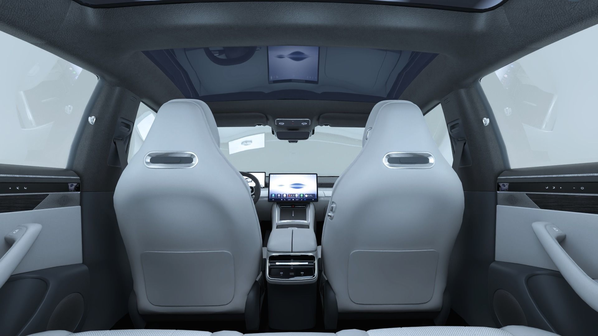 2024 Huawei HIMA Luxeed S7 RS with interior Low-poly 3D model_11