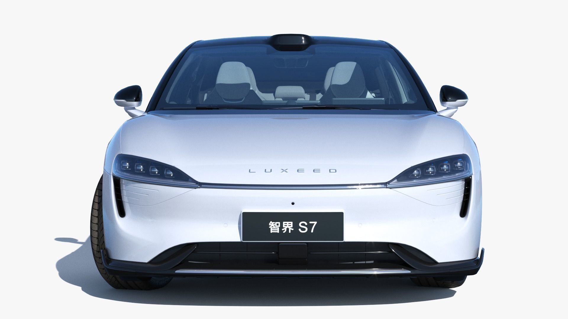 2024 Huawei HIMA Luxeed S7 RS with interior Low-poly 3D model_4