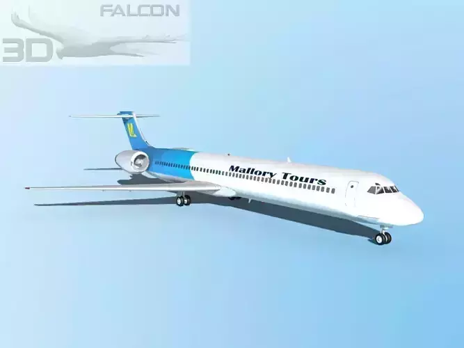 Falcon3D MD-80 Mallory Tours 3D model