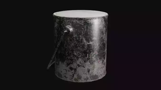 30 Old Dirty Paint Cans