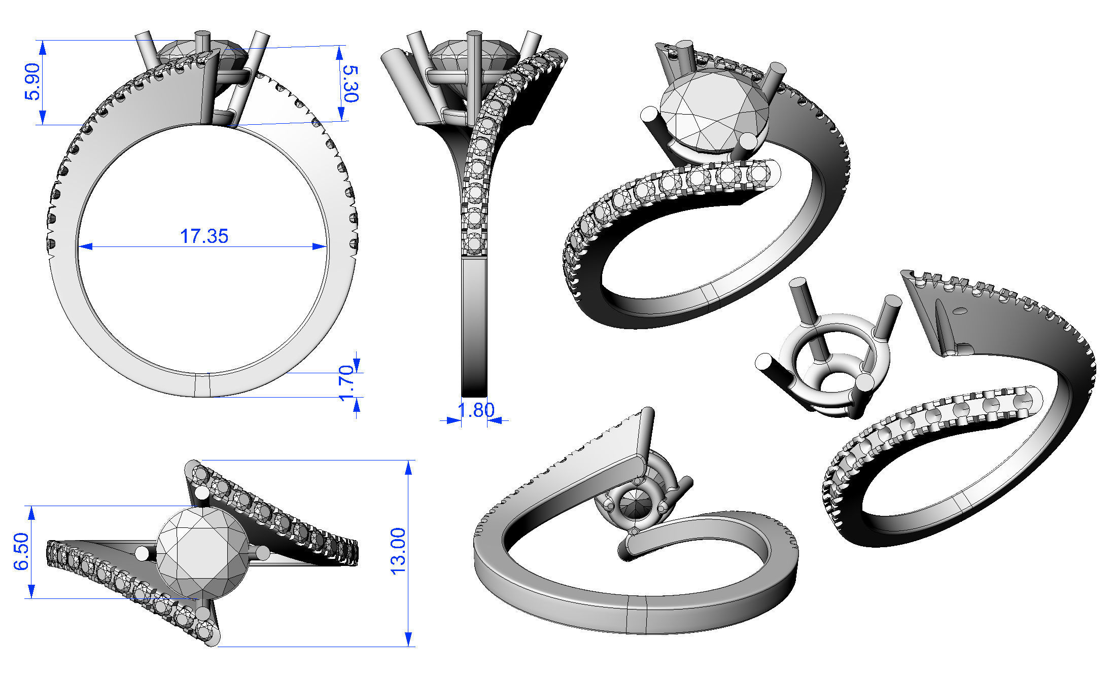 Ring Breeze 3D print model_9