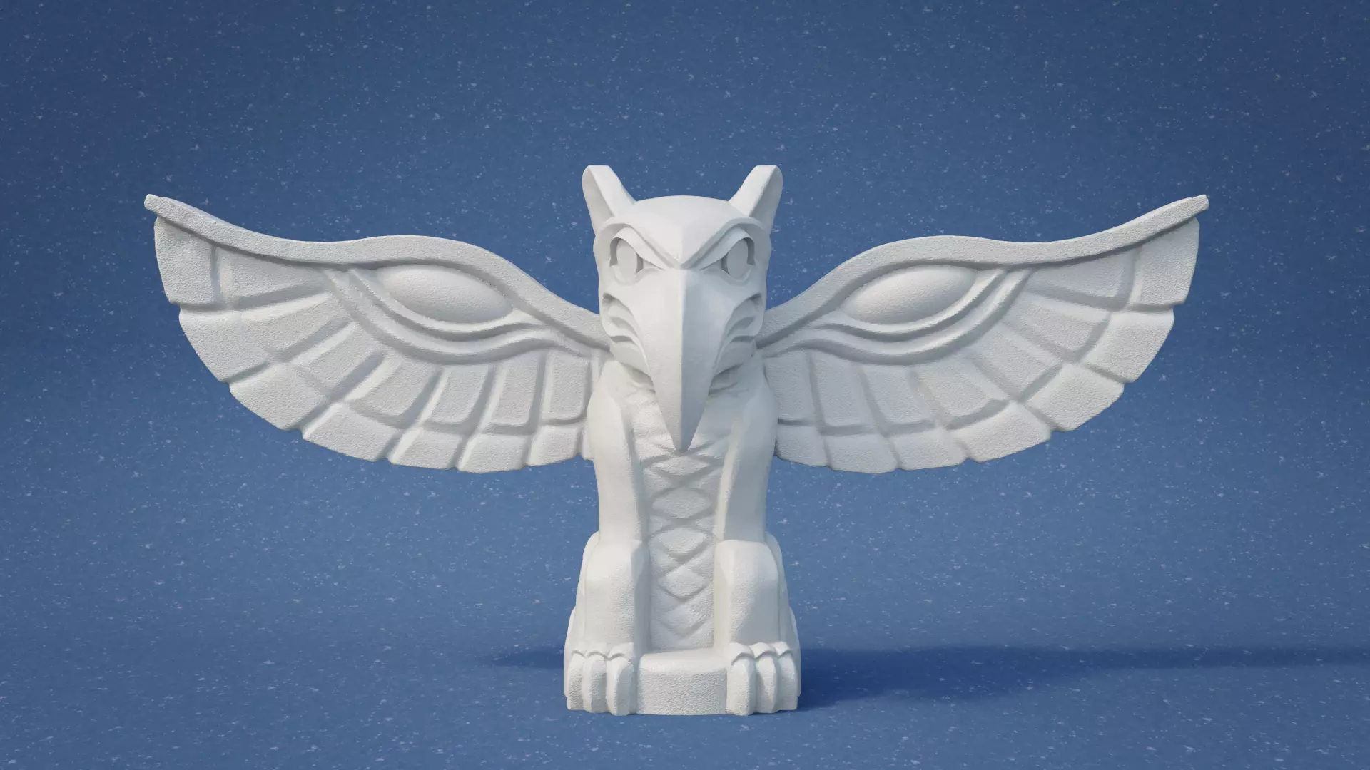 Tiki Totem Pole 3D print model_0