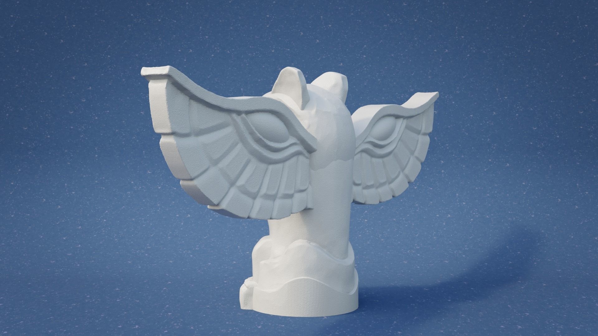 Tiki Totem Pole 3D print model_3