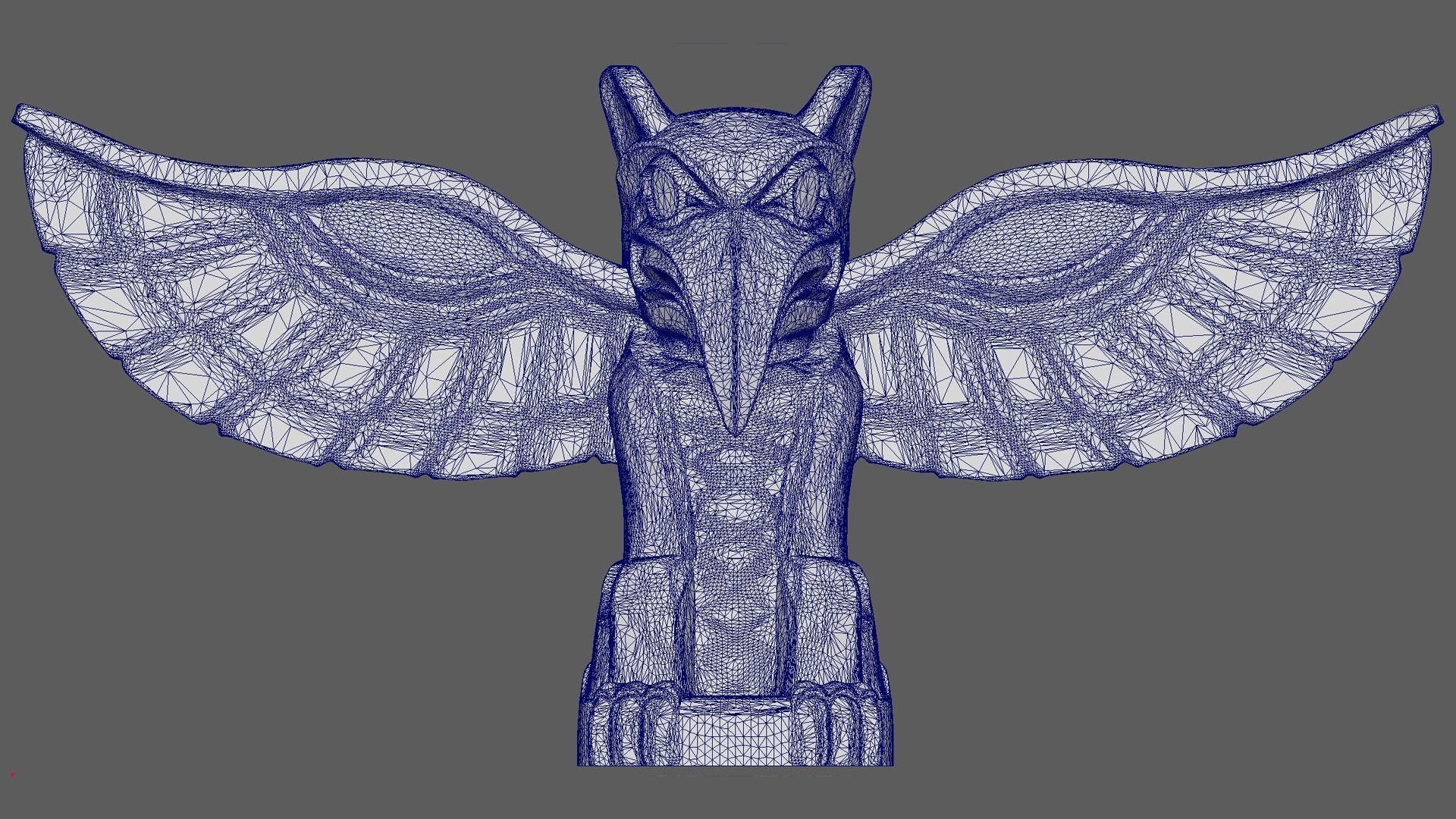 Tiki Totem Pole 3D print model_9