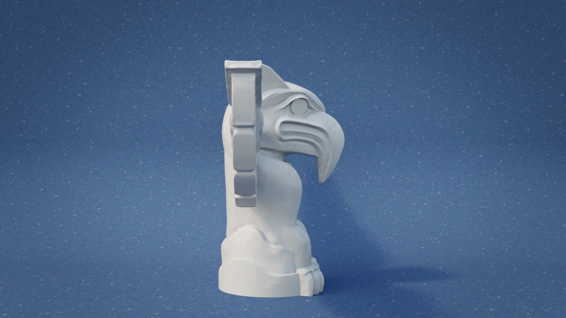 Tiki Totem Pole 3D print model_7