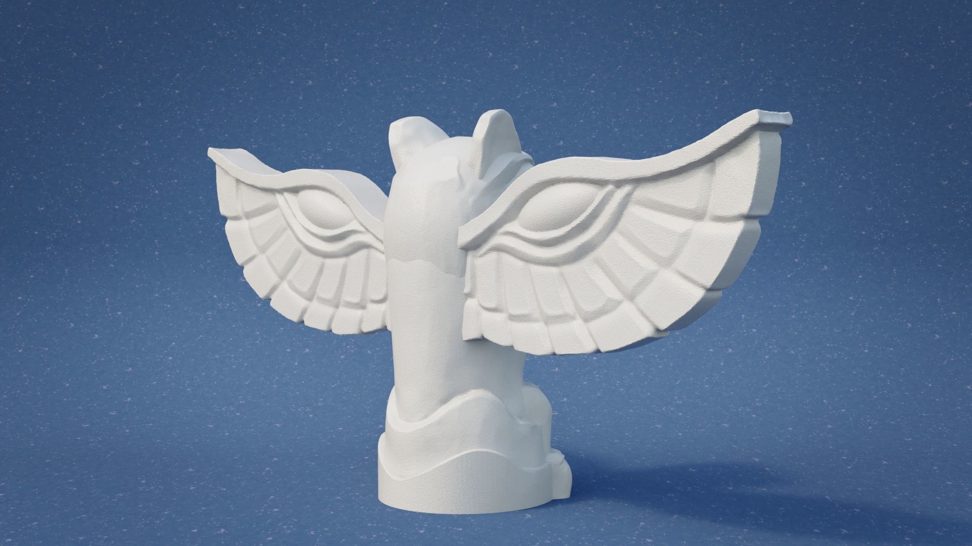 Tiki Totem Pole 3D print model_5