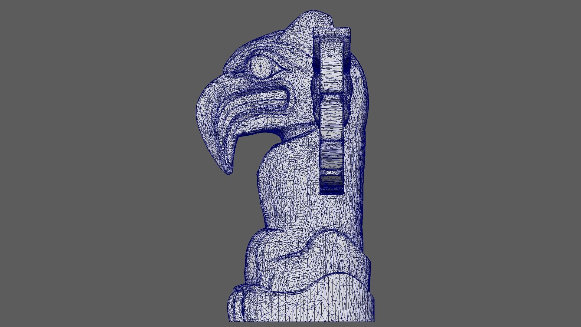 Tiki Totem Pole 3D print model_10