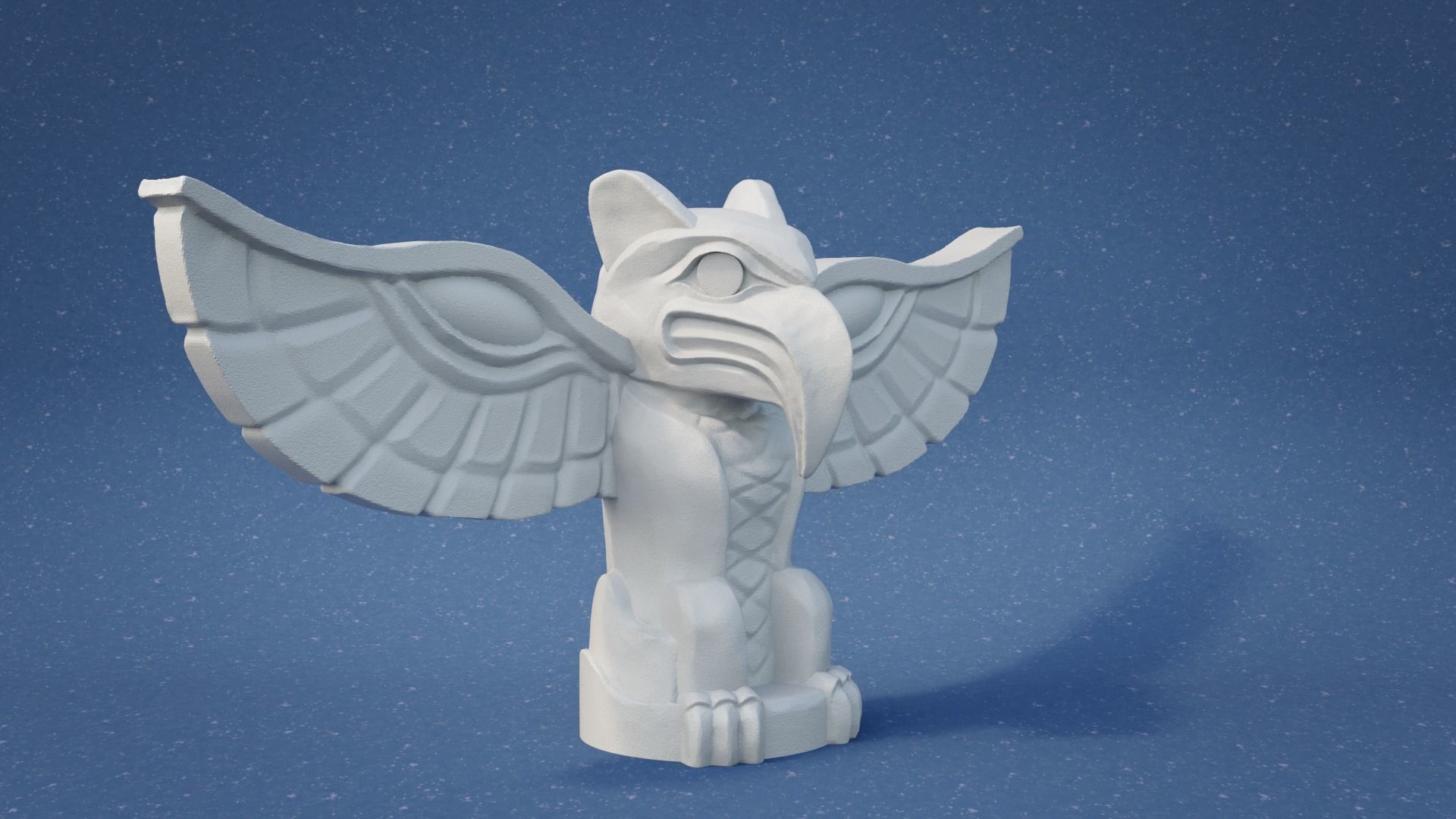 Tiki Totem Pole 3D print model_8