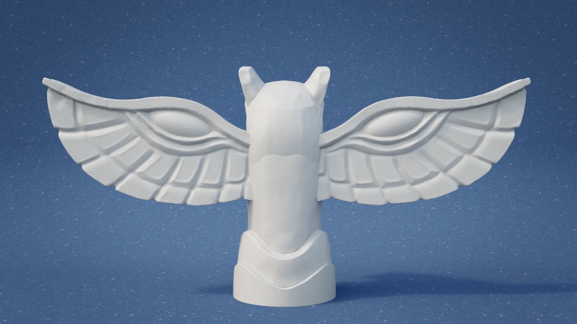 Tiki Totem Pole 3D print model_4