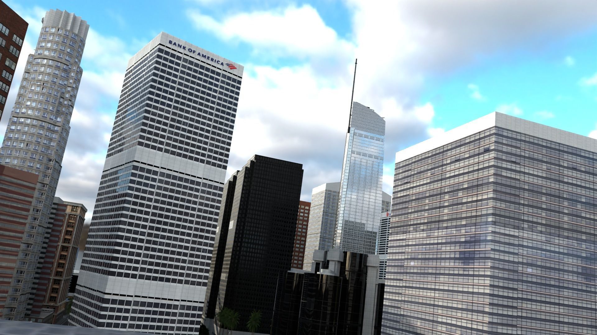 Los Angeles Hollywood Downtown California America LA 3D model_67