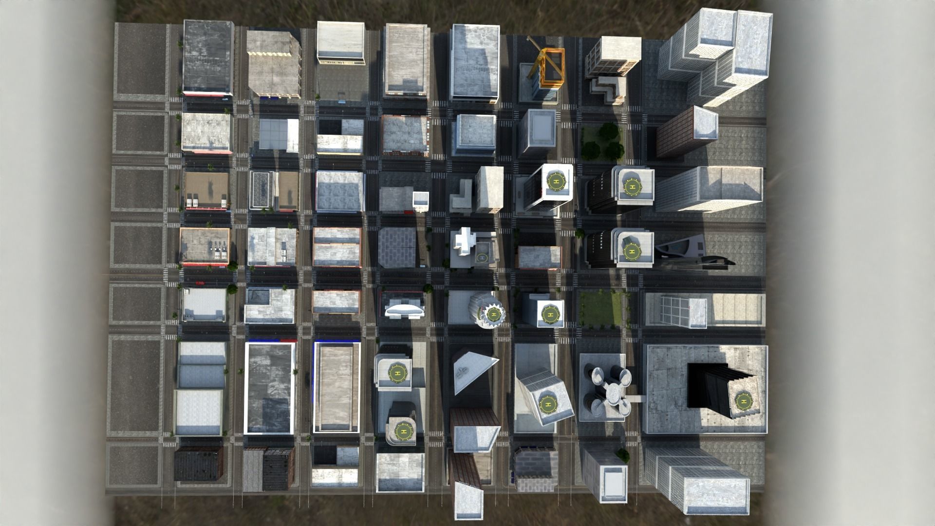 Los Angeles Hollywood Downtown California America LA 3D model_115