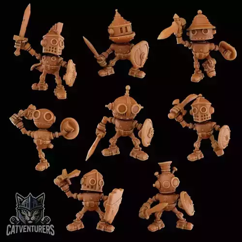Swordbot Squad 3D print model