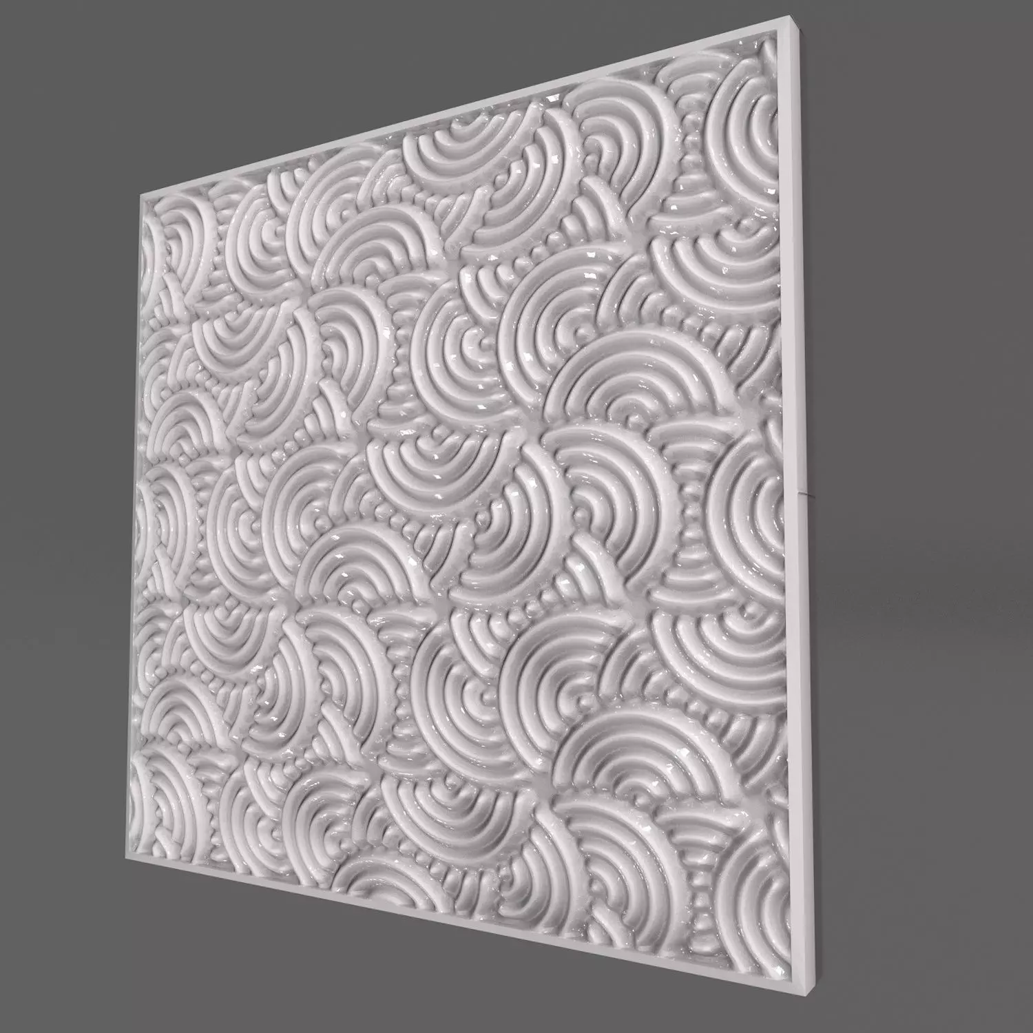 3D WALL PANEL 3DWPRAJ99 3D print model_0