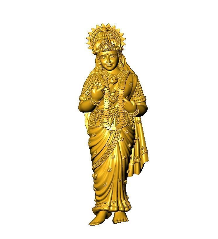 Ram sita  statue 3D print model_2