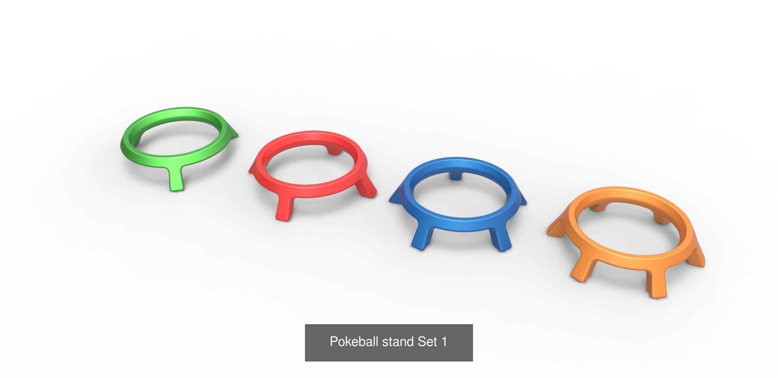 Custom Orb Set 3 3D Model Collection_1