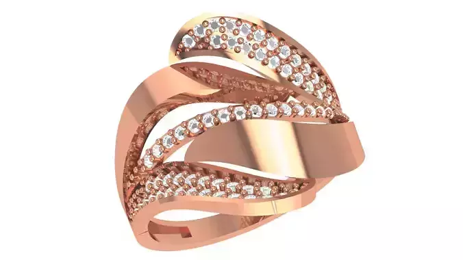 High Jewelry Diamond Cocktail Ring 3dm stl renders details 3D print model High Jewelry Diamond Cocktail Ring 3dm stl renders details 3D print model