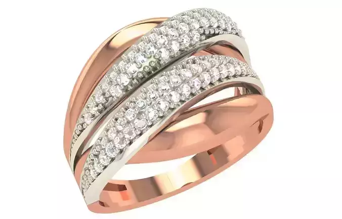 High Jewelry Diamond Cocktail Ring 3dm stl renders details 3D print model High Jewelry Diamond Cocktail Ring 3dm stl renders details 3D print model