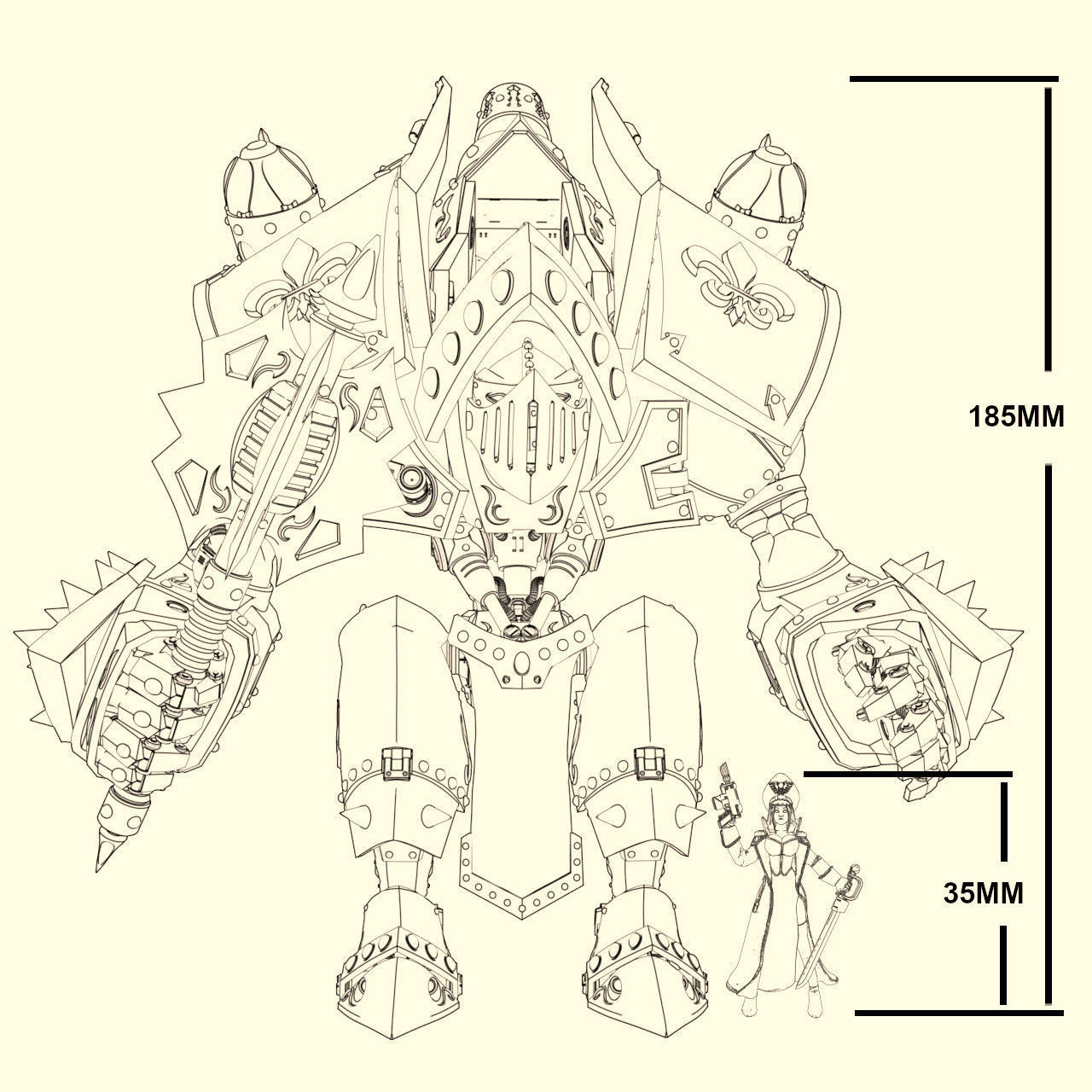 Holy Steam Knight 3D print model_16