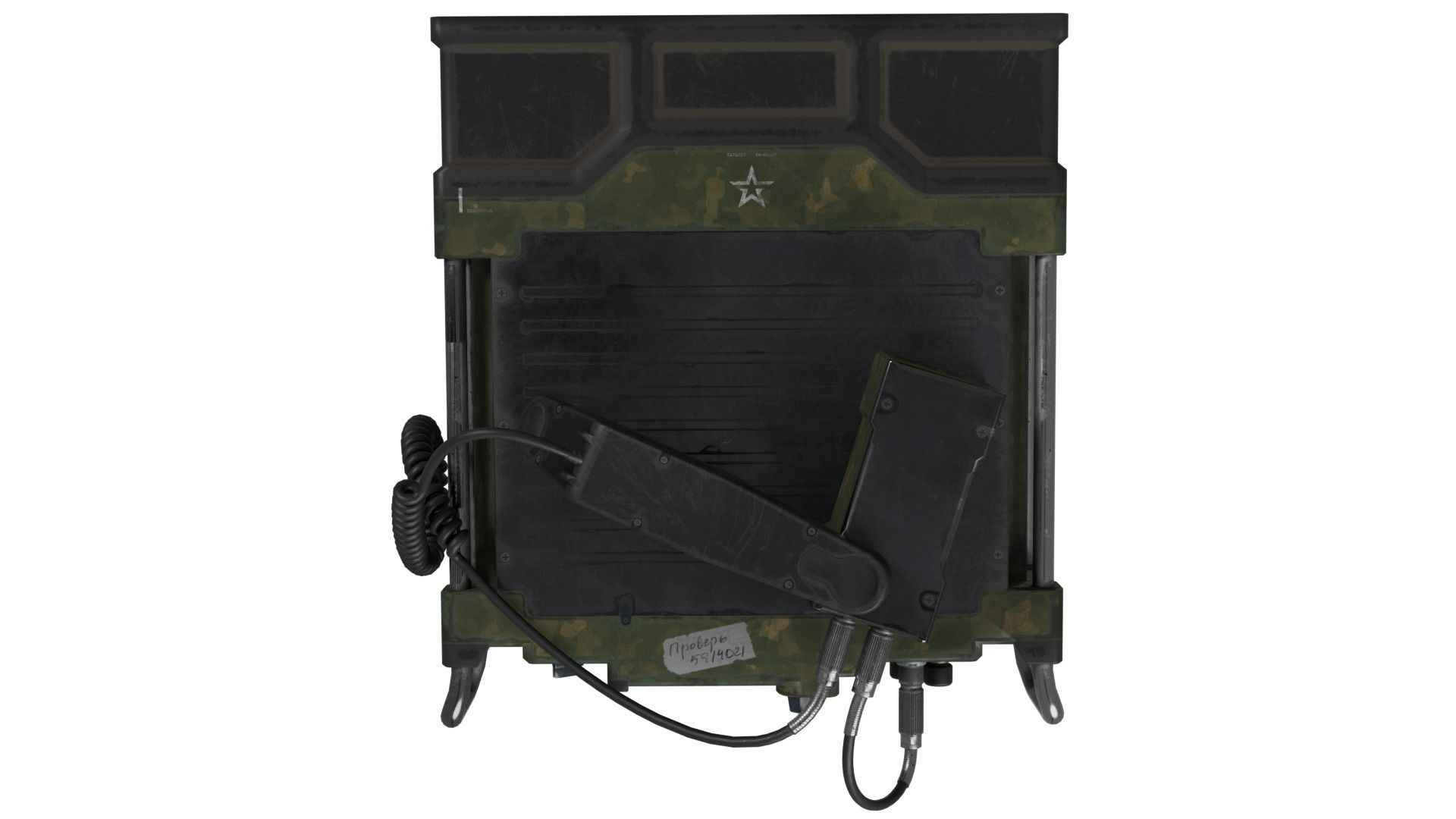 Military Radio 3D model_8