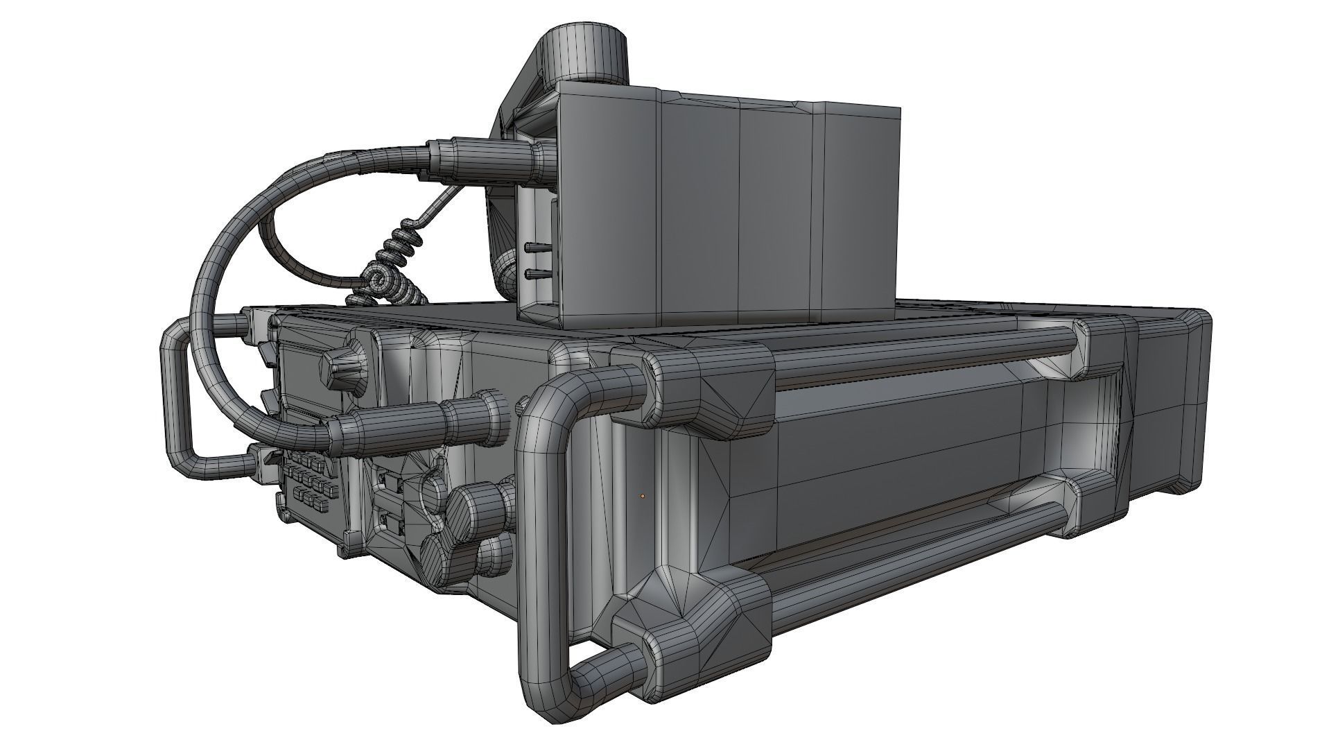 Military Radio 3D model_11