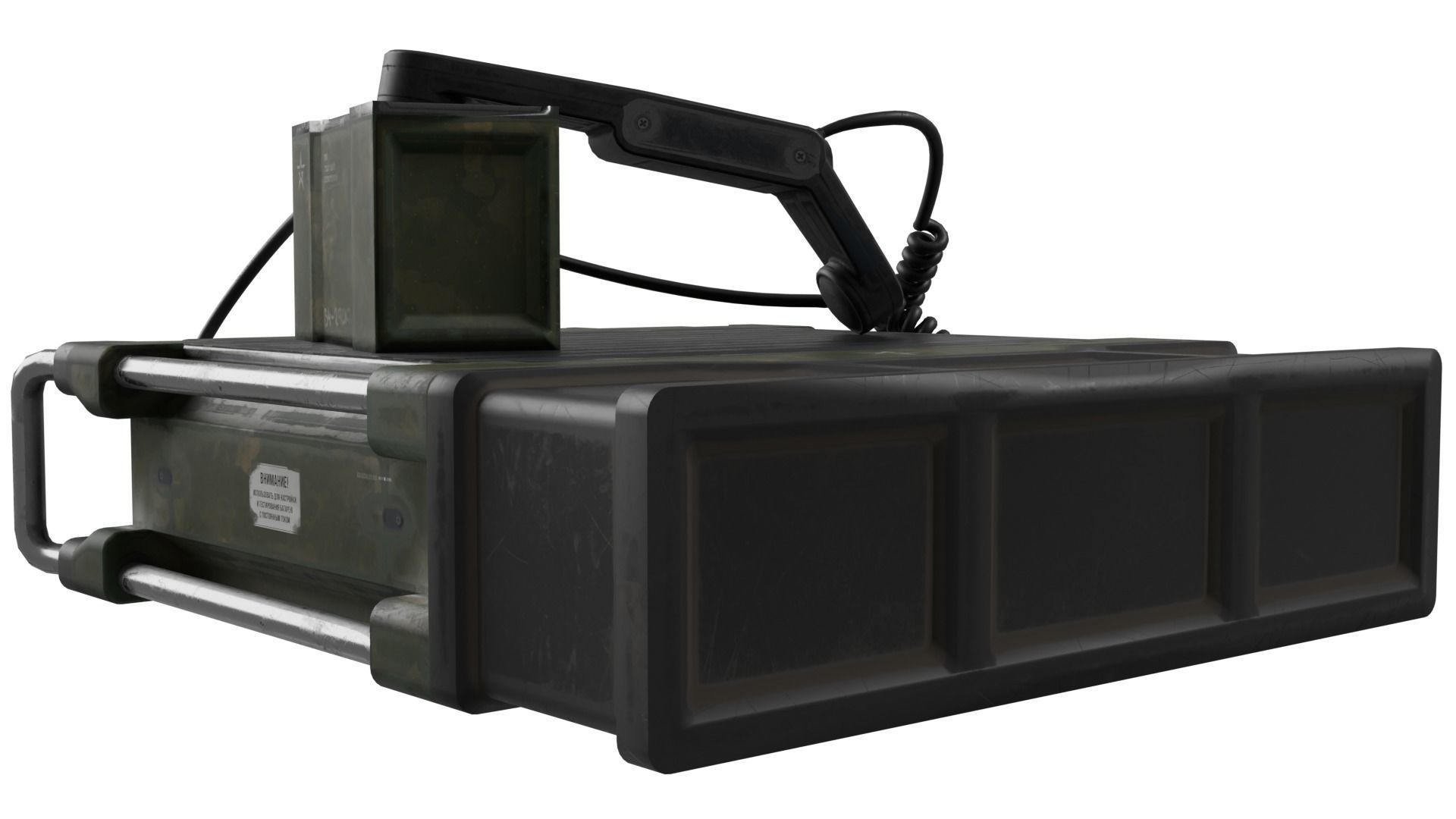 Military Radio 3D model_4