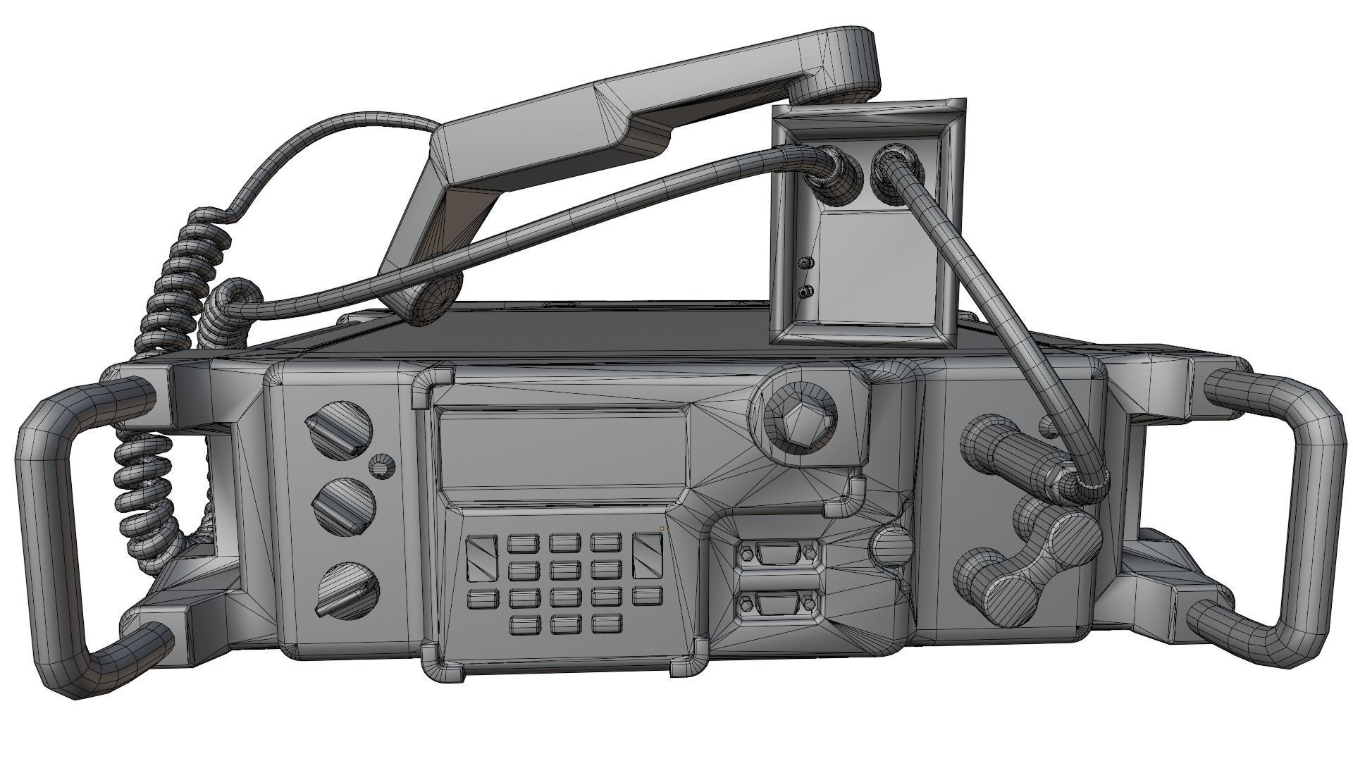 Military Radio 3D model_10