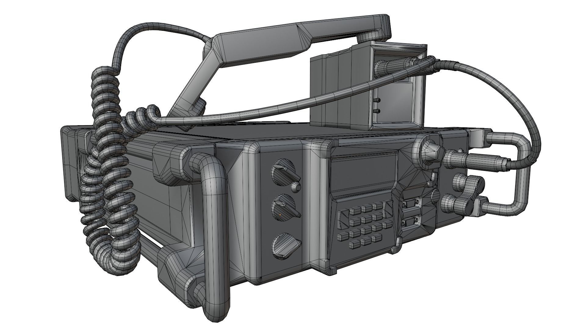 Military Radio 3D model_9