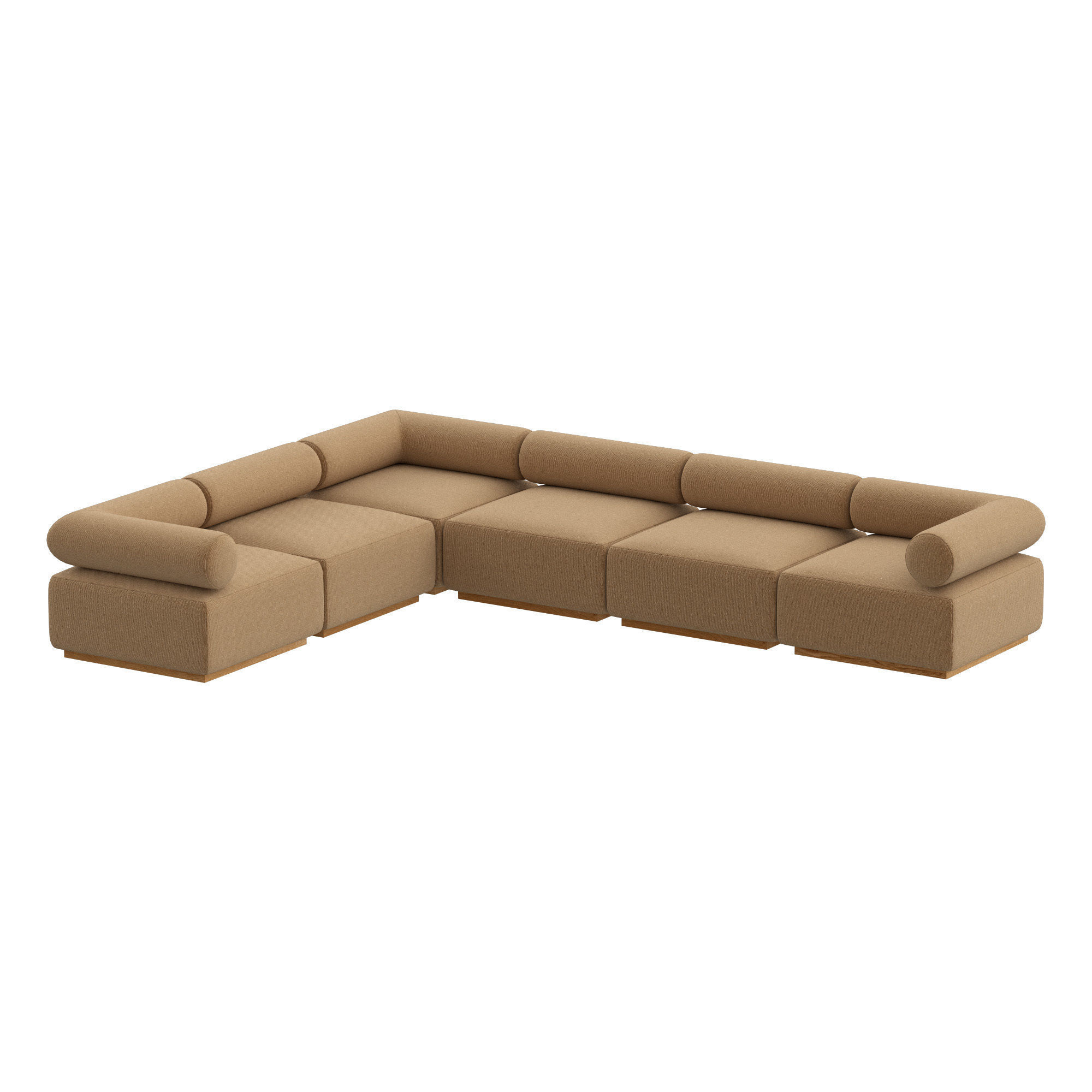 CELLINA MODULAR CUSTOMIZABLE SECTIONAL 3D model_3