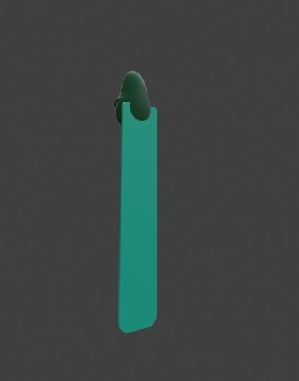 AVOCADO BOOKMARK 3D print model_2