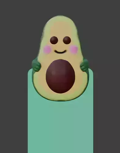 AVOCADO BOOKMARK 3D print model