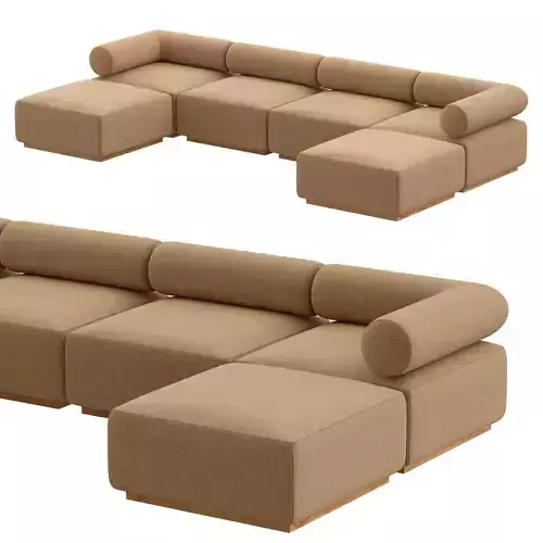 CELLINA MODULAR U-CHAISE SECTIONAL