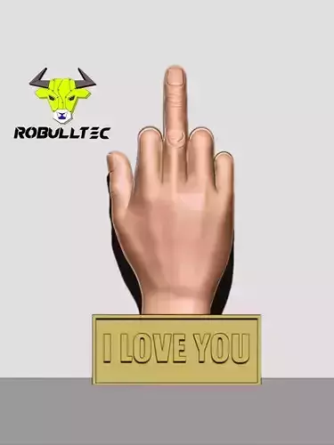 I LOVE YOU 3D print model