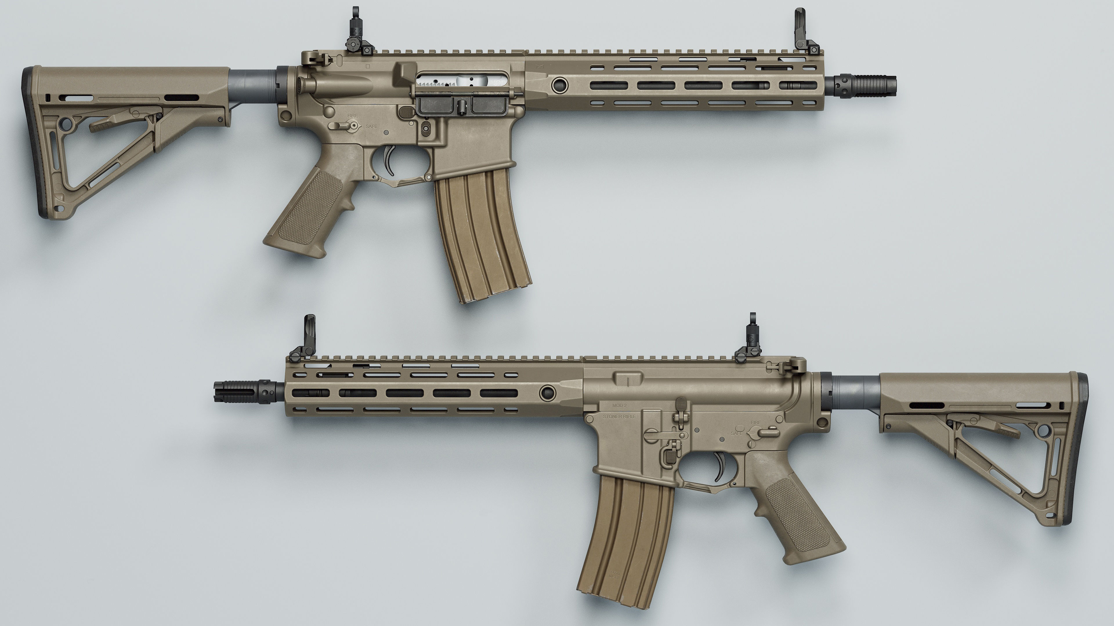 SR-15 - Replica Low-poly 3D model_4