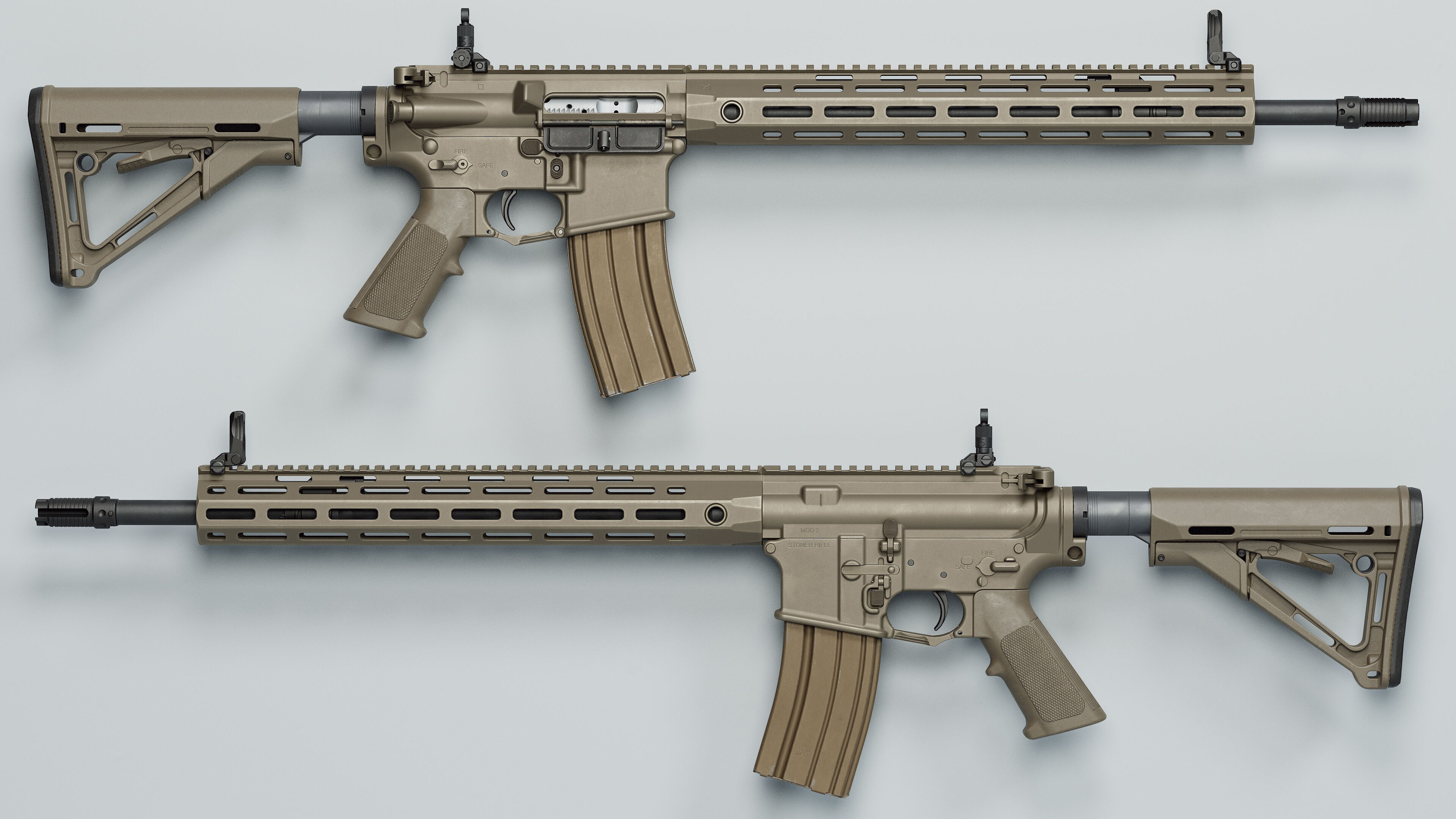 SR-15 - Replica Low-poly 3D model_0